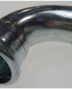 FZ Press elbow 35mm 90° bushing/nipple galv.